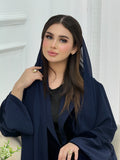 Abaya céleste bleu